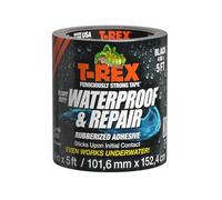 T-Rex, Nastro adesivo impermeabile, 101 mm x 1,52 cm, con tecnologia R Flex, un nastro resistente che funziona sott'acqua, sigilla e ripara le perdite, nero