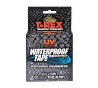 T-Rex, Nastro adesivo impermeabile, 48 mm x 1,52 cm, con tecnologia R Flex. Un nastro resistente che funziona sott'acqua, sigilla e ripara le perdite, nero