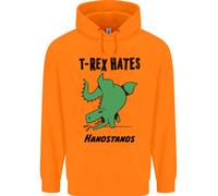 T-Rex Odia I Capovolte Divertenti Dei Dinosauri Per Bambini Felpa