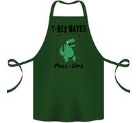 T-Rex Odia I Pull Up Divertente Grembiule Da Palestra Dinosauri 100% Biologico