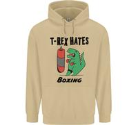 T-Rex Odia Il Pugilato Divertente Boxer MMA Sport Felpa