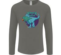 T- Rex Rovinare Natale Wreck Il Halls Uomo Maniche