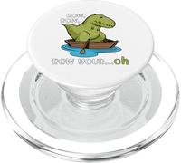 T-Rex Row Your OH Small Arms Dinosaur Dino Cool Cute Funny PopSockets PopGrip per MagSafe