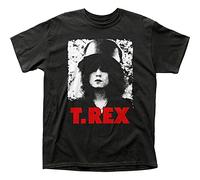 T-Rex Slider Music Retro Band T-Shirt Black Mens Tees M