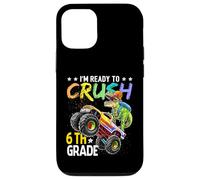 T Rex Sono pronto a distruggere il dinosauro Monster Truck di sesta elementare Custodia per iPhone 12/12 Pro