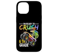 T Rex Sono pronto a distruggere il dinosauro Monster Truck di sesta elementare Custodia per iPhone 14