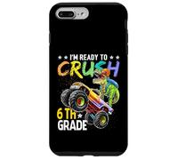 T Rex Sono pronto a distruggere il dinosauro Monster Truck di sesta elementare Custodia per iPhone 7 Plus/8 Plus
