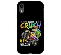 T Rex Sono pronto a distruggere il dinosauro Monster Truck di sesta elementare Custodia per iPhone XR