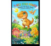 T-REX STAR POWER Majestic Yet Super Power: Coloring Book for 4-10 Years Children
