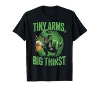 T-Rex Tiny Arms Big Thirst - Divertente scherzo sulla birra con dinosauri Maglietta