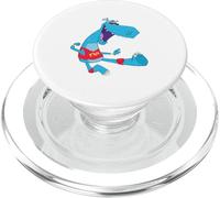 T-Rex Tyrannosaurus Rex Karate Kick PopSockets PopGrip per MagSafe