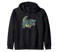 T Rex urla ai Tempi primordiali Felpa con Cappuccio