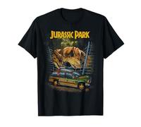 T-Rex Vintage di Jurassic Park Break out Maglietta