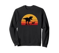 T-Rex Walking Deer - Doe Funny Hunt Hunter Hunting Dinosaur Felpa