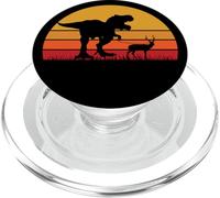 T-Rex Walking Deer - Doe Funny Hunt Hunter Hunting Dinosaur PopSockets PopGrip per MagSafe