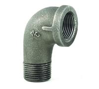 T&S Brass AG-8D-MF Connettori per apparecchi a gas con gomito, 3/4"