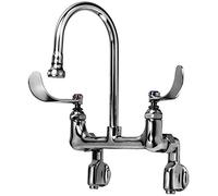 T&S Brass B-0355-04 - Rubinetto medico a collo di cigno rigido, per installazione a parete