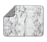 T & S Microfiber Tappetini scolapiatti, Microfibra, Marble, 18" x 24"