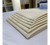 T&S SET 10 TOVAGLIOLI STOFFA DI RASO - ALTA QUALITA - COLORE AVORIO - MISURA 50X50 CM - RASO IN MISTO COTONE - IN OFFERTA - MADE ITALY