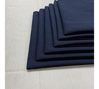 T&S SET 10 TOVAGLIOLI STOFFA RIUTILIZZABILI IN PURO COTONE MORBIDO - IN OFFERTA - COLORE BLU MISURA 50X50 - MADE ITALY