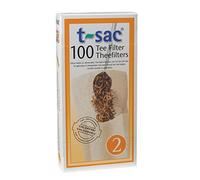 T-Sac Tea Filter Bags, Disposable Tea Infuser, Number 2-Size, 2 to 4-Cup Capacity, Set of 400 by T-Sac