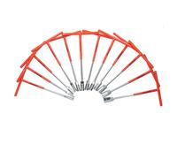 T - Set di chiavi a bussola chiave a bussola 8 mm - 19 mm extra lunghe 12 pezzi