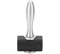 T Shape Leather Carving Hammer, Nylon Craft Mallet with Ergonomic Aluminum Handle, Non - Marring Striking Tool for Leather Stamping Punching and DIY Leathercraft Projects