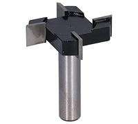 T Shaped Slotting Router Bit, 4 Tooth Carbide Woodworking Milling Cutter