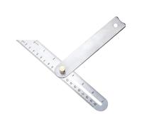 T-Shaped Stainless Steel Bevel Gauge - Rigid Blade Sliding T-Bevel For Woodworking, Machining & Fabrication. Precision Angle Transfer Tool With Positive-Lock Cam Lever. 0-180° Adjustable, Rust-Proof,