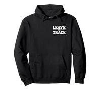 T-SHIRING CAMPING NON LASCIARE TRACCIA Felpa con Cappuccio
