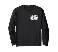 T-SHIRING CAMPING NON LASCIARE TRACCIA Maglia a Manica