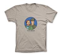 T-shirt 100% cotone Francis Percy Blake e Philip Mortimer Duo (Sable) - S