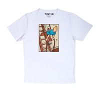 T-shirt 100% cotone Tintin che scende le scale (2025) - XL
