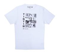 T-shirt 100% cotone Tintin & Co. N/B bianco (2024) - 2 anni