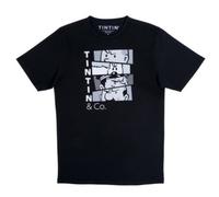 T-shirt 100% cotone Tintin & Co. N/B nero (2024) - 4 anni