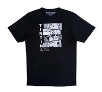T-shirt 100% cotone Tintin & Co. N/B nero (2024) - 6 anni