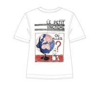 T-shirt 100% cotone Tintin Le Petit Vingtième Mappemonde 721002 (2013) - S