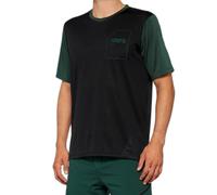 Maglia MTB 100% Ridecamp Short Sleeve Nero/Verde ForestaS Nero,Verde Foresta