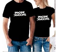 T-SHIRT 2 COLORI IMAGINE DRAGONS TAGLIE UOMO DONNA BAMBINO TSHIRT NO BIGLIETTI