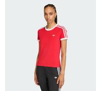 T-SHIRT 3 STRIPES SLIM Better Scarlet / White XL
