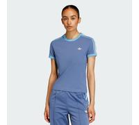 T-shirt 3 Strisce Slim Crew Blue / Light Blue / White M