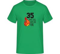 T-shirt 35 and Still Hot Like Fire, Kelly Verde, 3XL