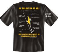T-Shirt 3D Heli Faq Modellismo Hobby Fun Shirts Regalo Compleanno Ben Stampata