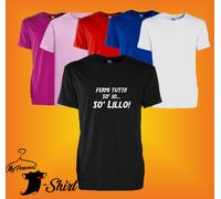 T-SHIRT 6 COLORI LOL CHI RIDE è FUORI VARIE TAGLIE SO' IO... SO' LILLO meme