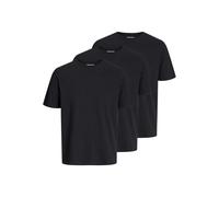 T-shirt a col rotondo Jack & Jones Under (x3) Noir 2XL