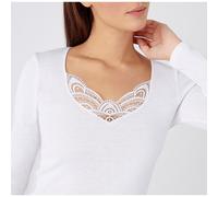 T-shirt a coste Thermolactyl Grado 3 Bianco S Tinta unita