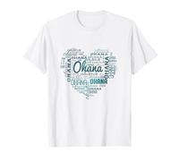T-shirt A Heart of Ohana (Family) - Amo la tua famiglia Hawaii T Maglietta