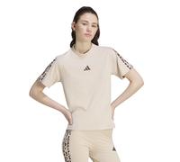 adidas sportswear - W AOP 3S SJ TEE Beige - M Beige