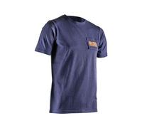 T-SHIRT A MANICA CORTA CASUAL UPCYCLE LEATT 5022400172 L BLU