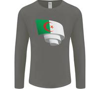 T-Shirt A Manica Lunga Con Bandiera Dell'Algeria Per Il Giorno Dell'Algeria